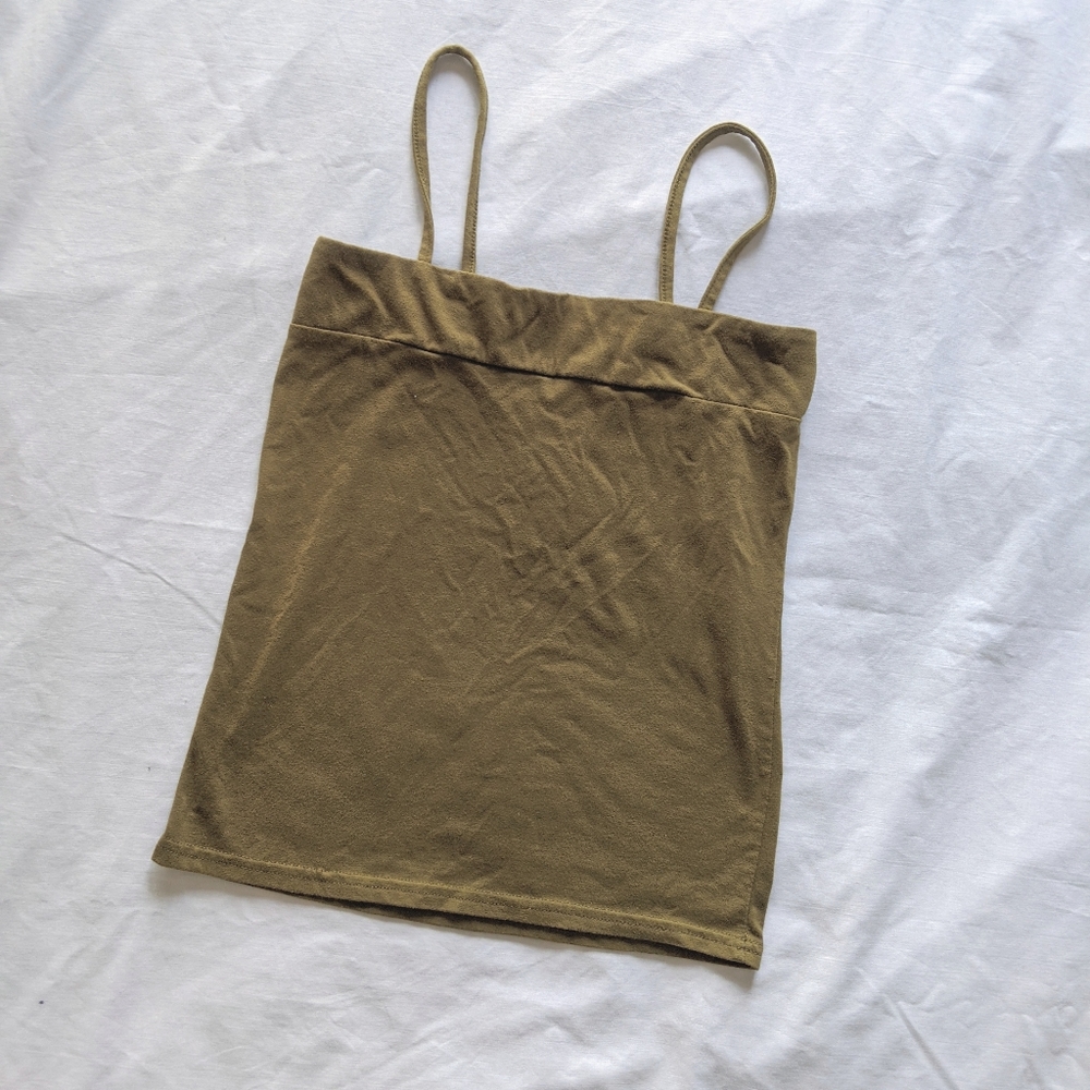Olive Green Tank Top